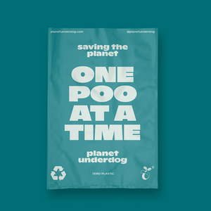 60 Planet Underdog Compostable Dog Poop Bags - Green Box