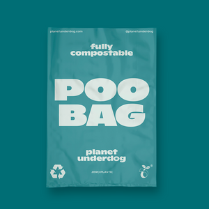 60 Planet Underdog Compostable Dog Poop Bags - Green Box