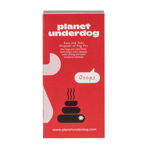 60 Planet Underdog Compostable Dog Poop Bags - Red Box